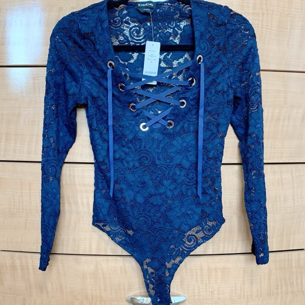 NWT - Bebe Lace Bodysuit